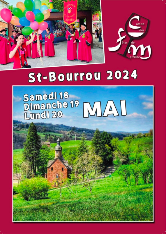Affiche St Bourrou