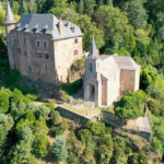 Chateau de Gironde vue aérienne