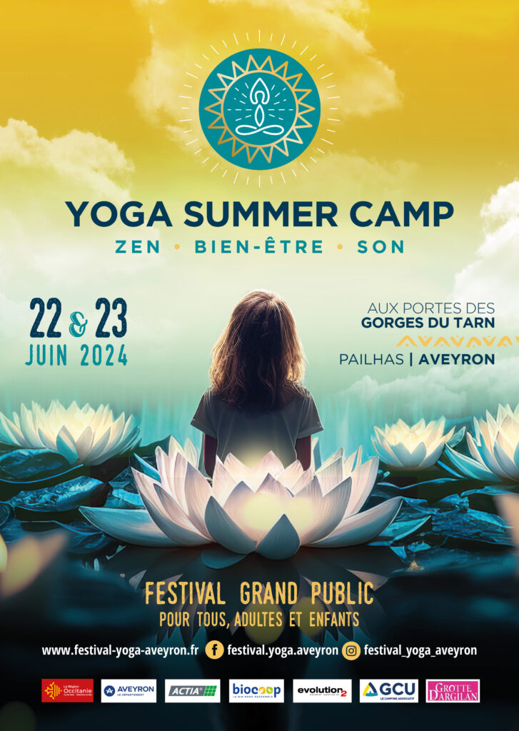 affiche YOGA Summer Camp 2024