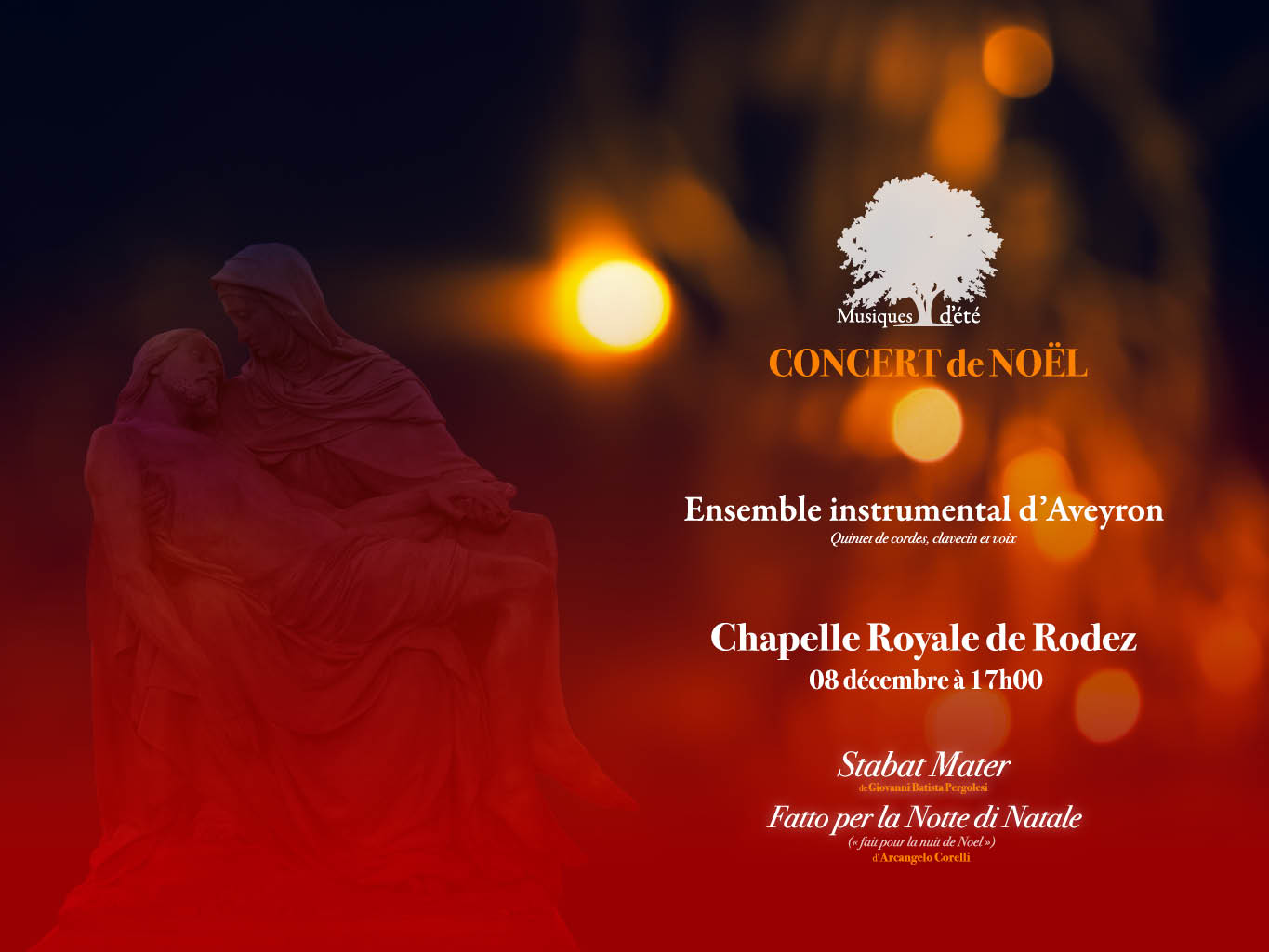 Concert de noel à La Chapelle royale Rodez